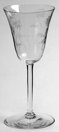 Lotus Clear (Optic, Stem 766, Etch 232) Wine Glass