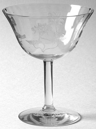 Lotus Clear (Optic, Stem 766, Etch 232) Champagne/Tall Sherbet