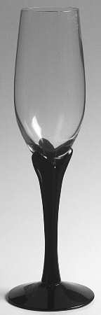 Lotus Ebony Fluted Champagne
