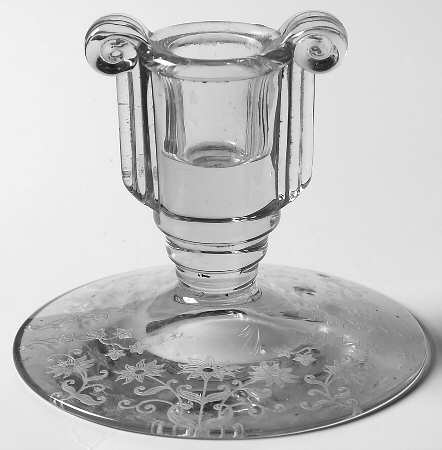 Manor Clear Single Light Candlestick