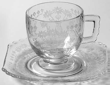 Manor Clear Demitasse Cup & Saucer Set