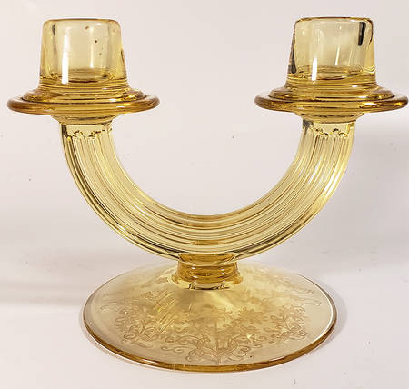Manor Topaz Double Light Candlestick
