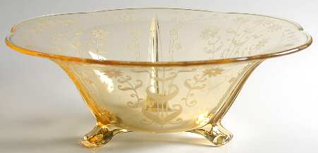 Manor Topaz 11" 3-Toed Footed Bowl