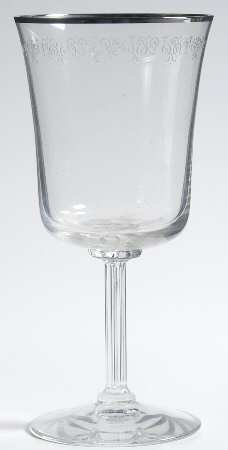 Marquis (Platinum Trim) by Fostoria