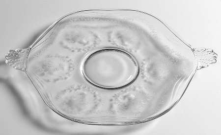 Mayflower Handled Cake Plate