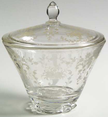 Mayflower Candy Jar & Lid