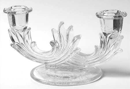 Mayflower Double Candlestick (Baroque Shape)