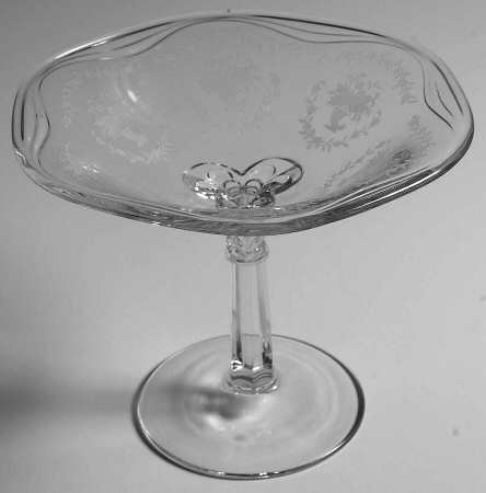 Mayflower Round Compote (Height X Width)