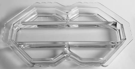 Mayfair Clear 13" Oblong 5 Part Relish