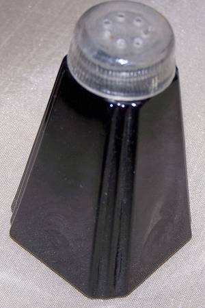 Mayfair Ebony Shaker with Glass Lid