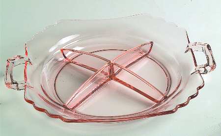 Mayfair Pink 10" Square 4 Part Relish