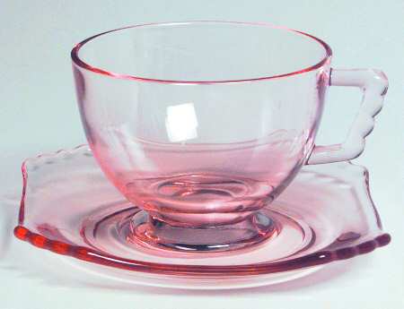 Mayfair Pink Cup & Saucer Set