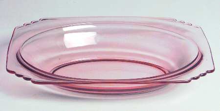 Mayfair Pink Oval Bowl