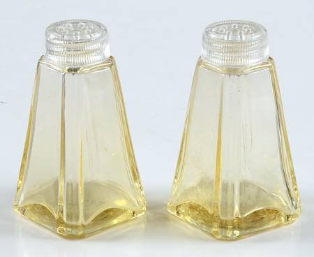 Mayfair Topaz Shaker Set with Glass Lids