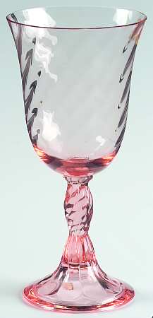 Maypole Peach Wine Glass