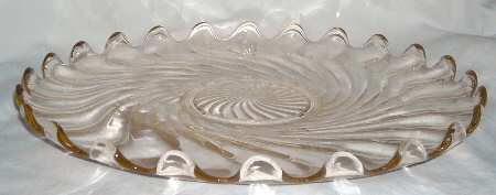 Maypole Yellow 12" Torte Plate