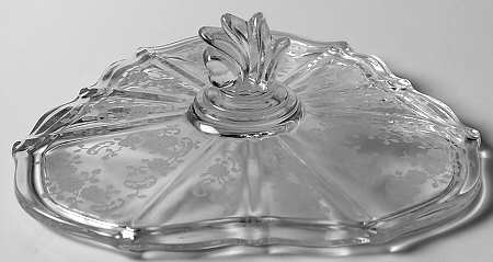 Meadow Rose Clear Lid for Baroque 3 Part Candy Box