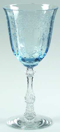 Meadow Rose Blue by Fostoria