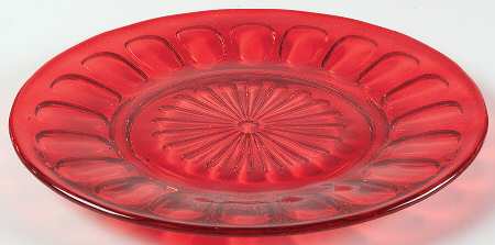 Mesa Red Luncheon Plate
