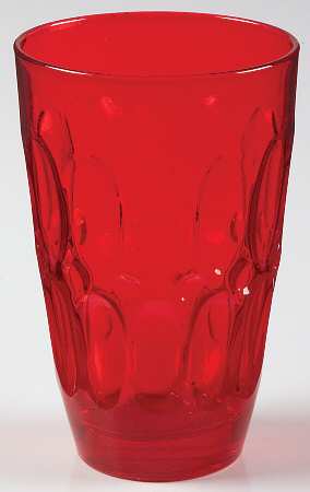 Mesa Red Flat Juice Glass