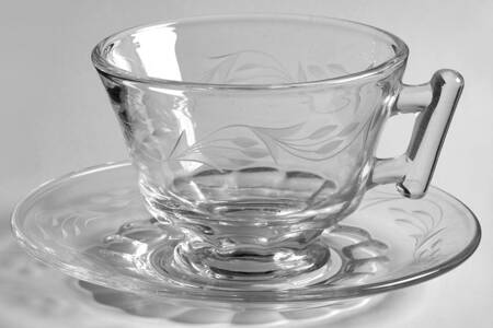 Minuet Clear (Stem 6025) Cup & Saucer Set