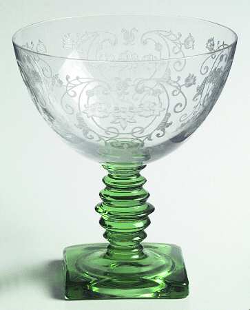 Minuet Green (Stem 4020) Champagne/Tall Sherbet
