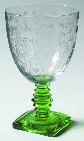 Minuet Green (Stem 4020) by Fostoria