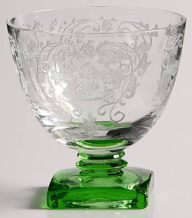 Minuet Green (Stem 4020) Oyster or Fruit Cocktail