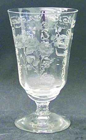 Midnight Rose 9 Oz Footed Tumbler