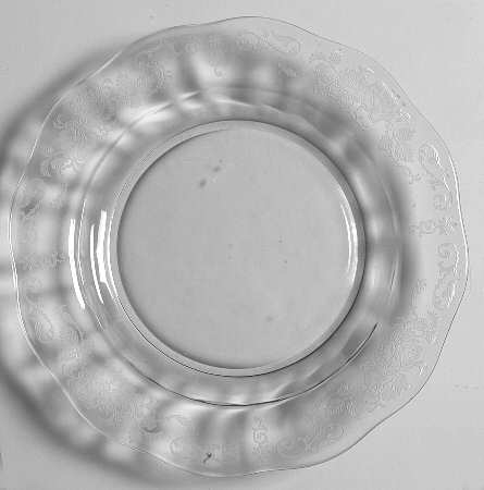 Midnight Rose Bread & Butter Plate