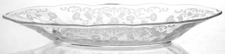 Morning Glory (Stm#6007, Etch #313) 11" Oval Celery