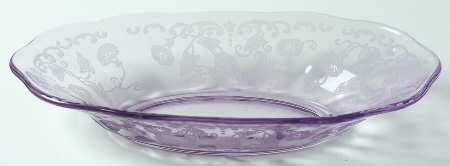 Morning Glory (Stm#6007, Etch #313) Olive Dish