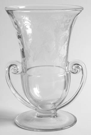 Morning Glory (Stm#6007, Etch #313) 7" Flower Vase