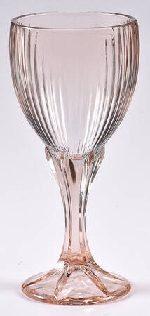 Monet Pink Wine Glass