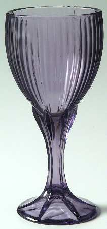 Monet Purple Wine Glass