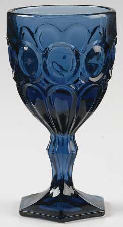 Moonstone Dark Blue Wine Glass