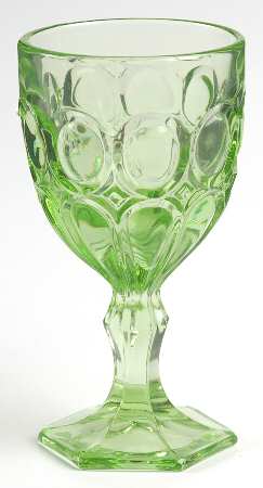 Moonstone Green Wine Glass