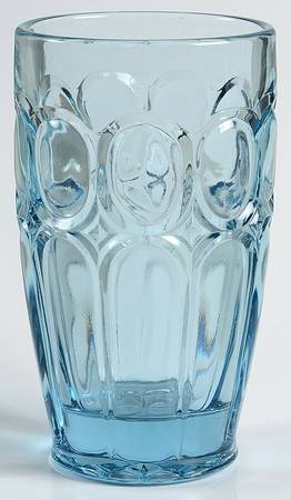 Moonstone Light Blue Highball Glass
