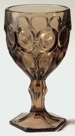 Moonstone Taupe (Brown) Wine Glass