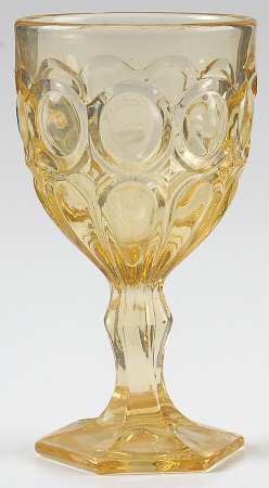 Moonstone Yellow Wine Glass