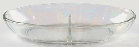 Mother of Pearl (Stem 6012) 8" Oval 2 Part Relish