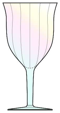 Mother of Pearl (Stem 858) by Fostoria