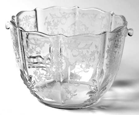 Navarre Clear Baroque Ice Bucket, No Handle Or Tongs