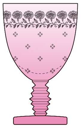 New Garland Pink (All Pink, Stem 4020) by Fostoria