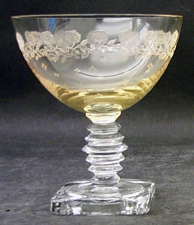 New Garland Topaz (Yellow, Stem 4020) Champagne/Tall Sherbet