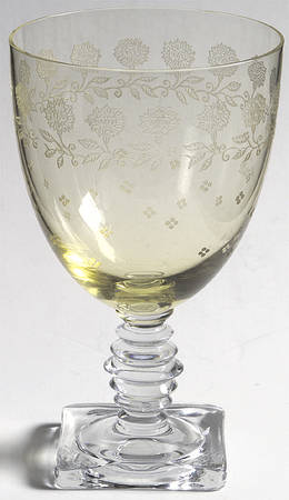 New Garland Topaz (Yellow, Stem 4020) by Fostoria