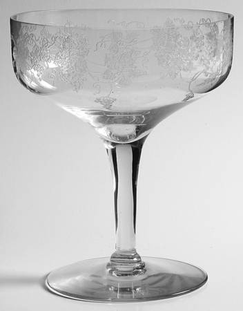 New Vintage Clear (Stem 880, Etch 227) Champagne/Tall Sherbet