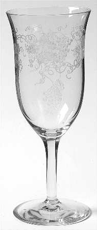 New Vintage Grape (Non Optic, Stem 858, Etch 227) Fluted Champagne