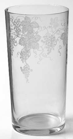 New Vintage Grape (Non Optic, Stem 858, Etch 227) Flat Tumbler