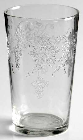 New Vintage Grape (Non Optic, Stem 858, Etch 227) 5 Oz Flat Tumbler